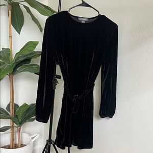 H&M Black Long Sleeve Dress
